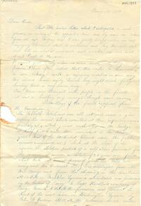 Mary Jane Tallcot letter to Emily Howland