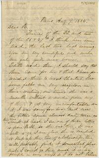 Emily Howland letter to Hannah Letchworth Howland
