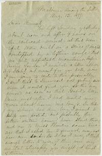 Emily Howland letter to Hannah Letchworth Howland