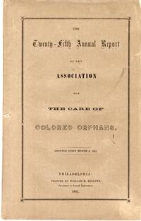 25th Annual Report of the Association for the Care of Colored Orphans