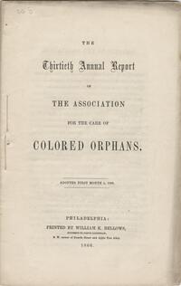 30th Annual Report of the Association for the Care of Colored Orphans