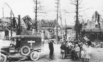 Chicken sale in the Ardennes.