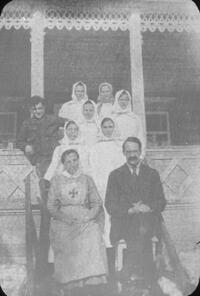 Refugee hospital staff Mogotova Apr. 1918