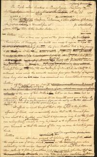 Letter to the Shawanese, Delawares & others from Quakers of Pennsylvania and New Jersey