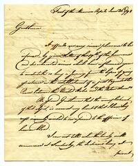 Letter to John Parrish and others from General McKee
