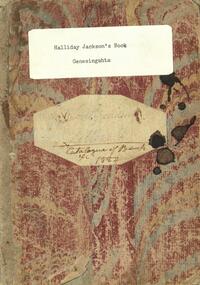 Halliday Jackson's Book, Genesinguhta