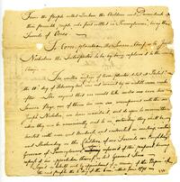 Letter from Quakers to Cornplanter