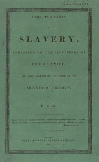 Some Thoughts on Slavery