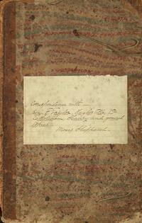 Moses Sheppard Correspondence with Benjamin F. Taylor