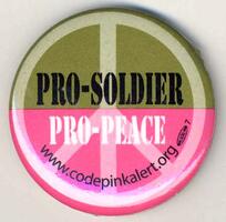 Pro-Soldier. Pro-Peace. www.codepinkalert.org