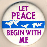 Let Peace Begin With Me.