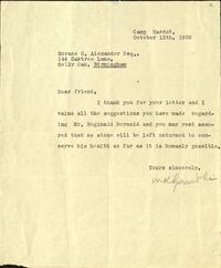 Gandhi to Alexander 1929-10-12