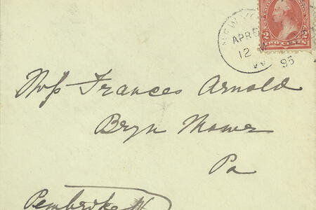 Frances Arnold Family Letters