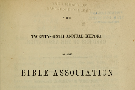Publications of the Bible Association of Friends